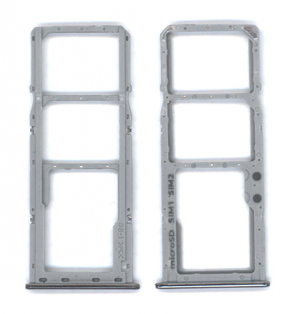 Лоток для SIM-карты Samsung Galaxy A51 (A515F) серебристый