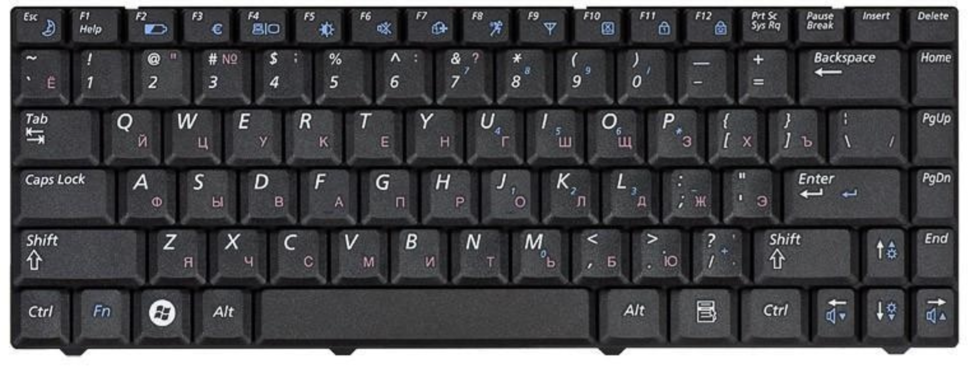 Клавиатура Samsung R518 OEM