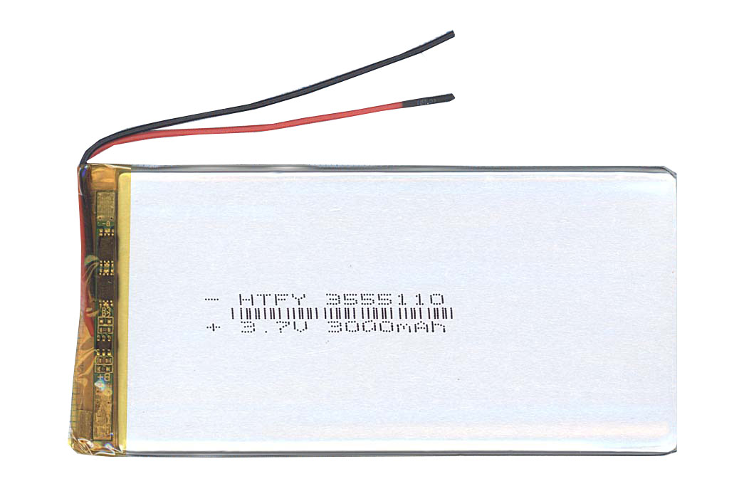 Аккумулятор Li-Pol (батарея) 3.5*55*110мм 2pin 3.7V/3000mAh