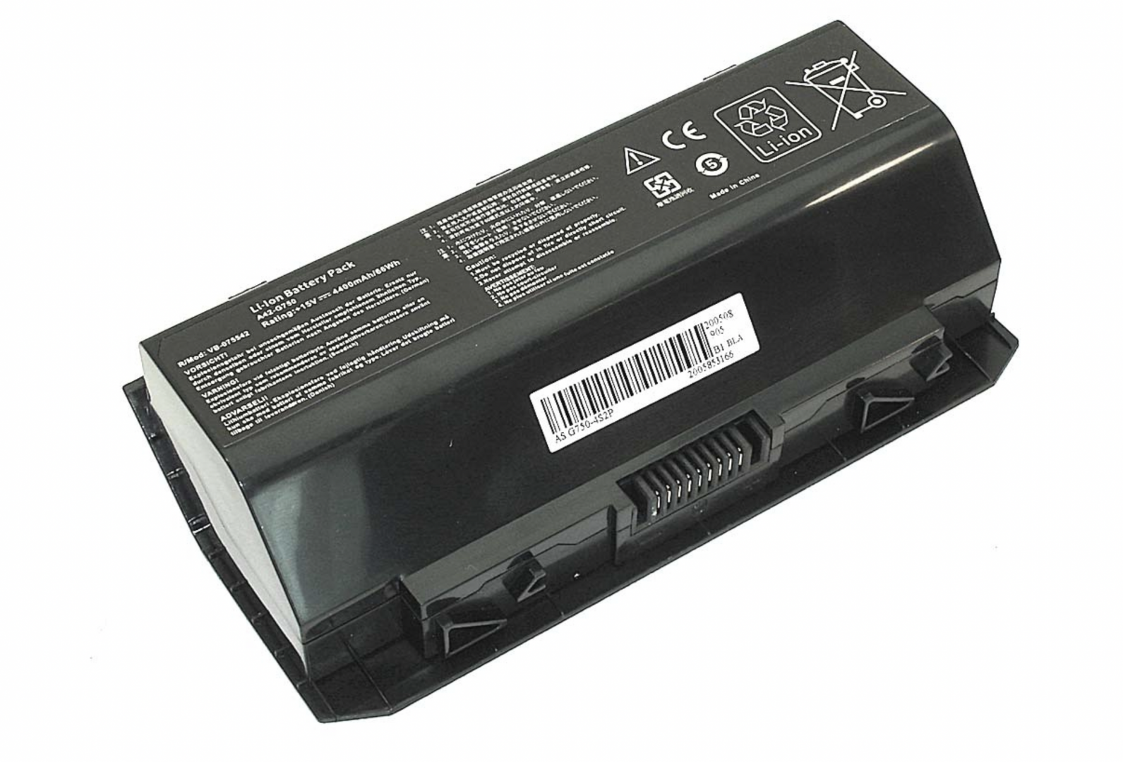 Аккумулятор Asus G750JM-T4014H 15V, 4400mAh, OEM