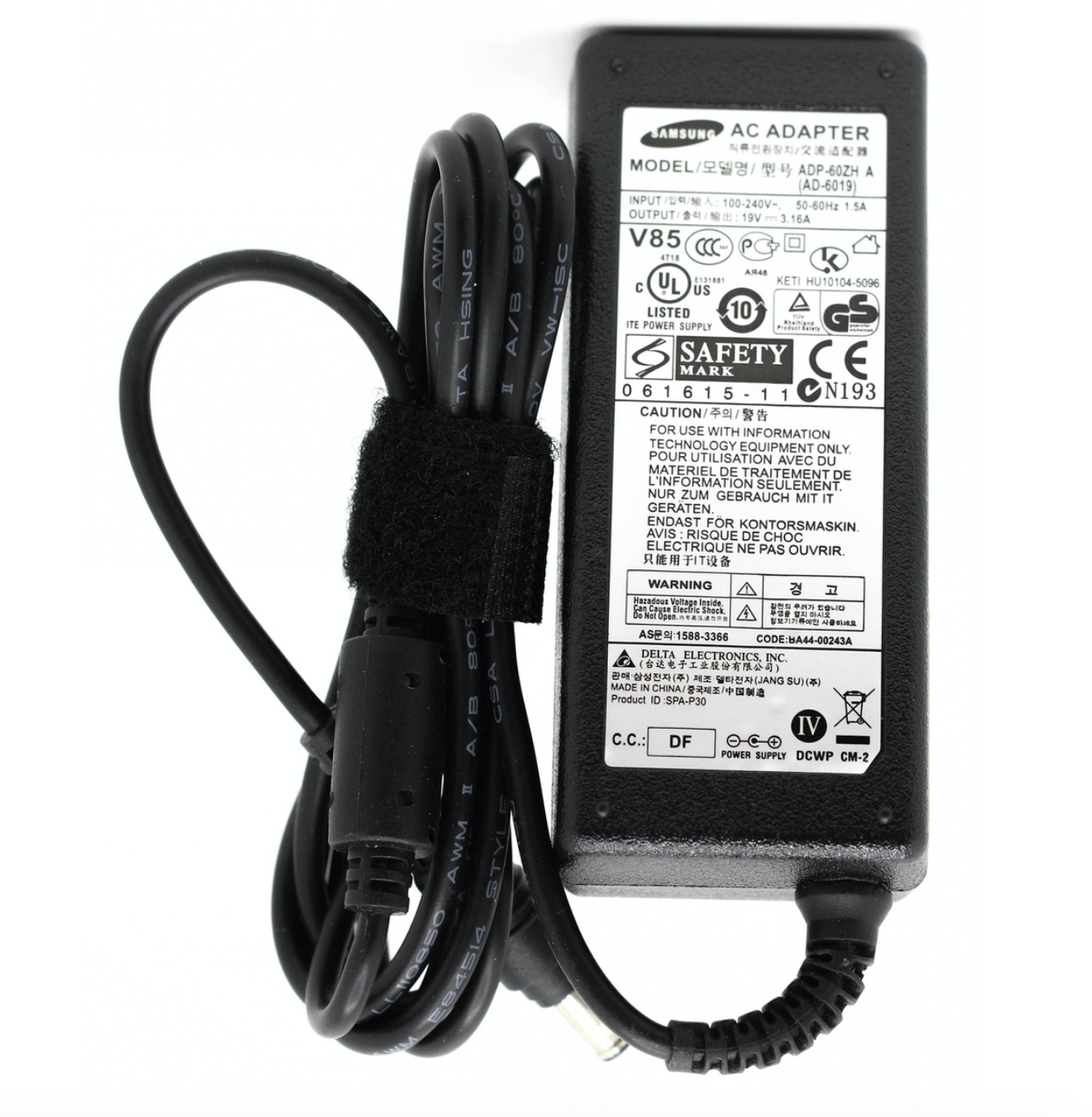 Блок питания для мониторов и телевизоров Samsung 6.5x4.4 19V 3.16A 60w