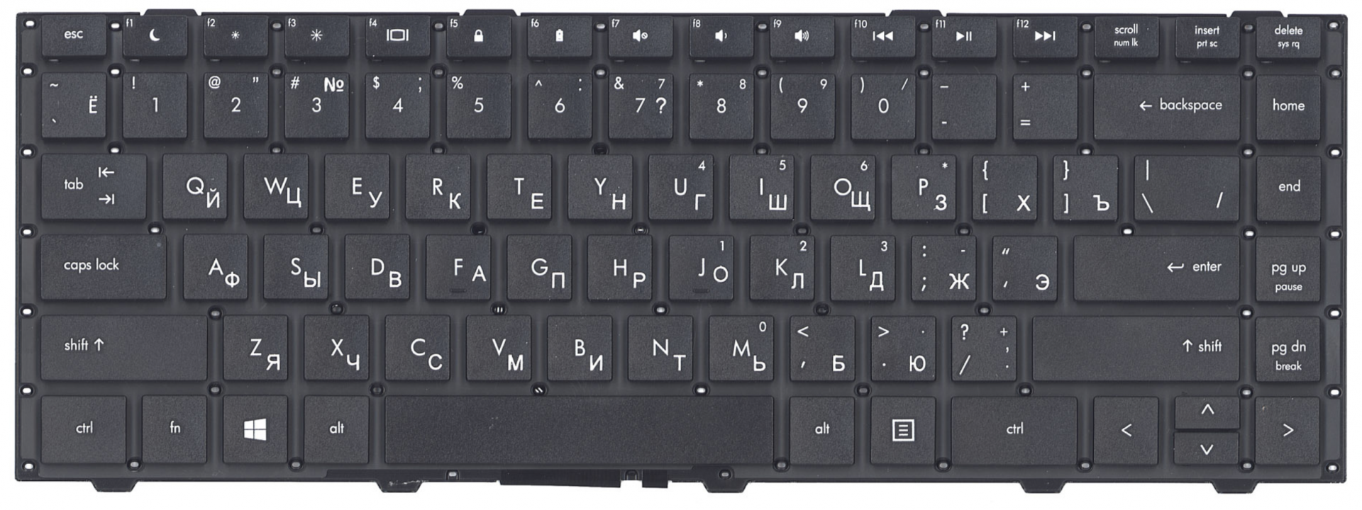 Клавиатура HP Probook 4446s без рамки, OEM