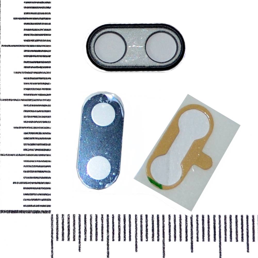 Стекло Honor 10 задней камеры с глазком черный