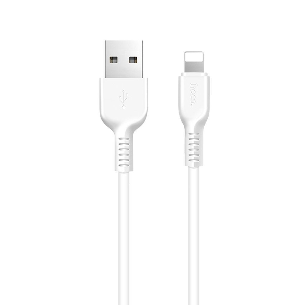 Кабель USB - Lightning 8-pin HOCO X13 белый (1м)
