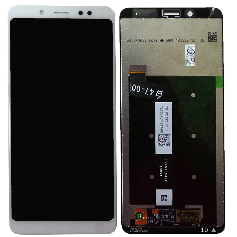 Дисплей Xiaomi Redmi Note 5/Note 5 Pro + тачскрин белый (матрица orig)