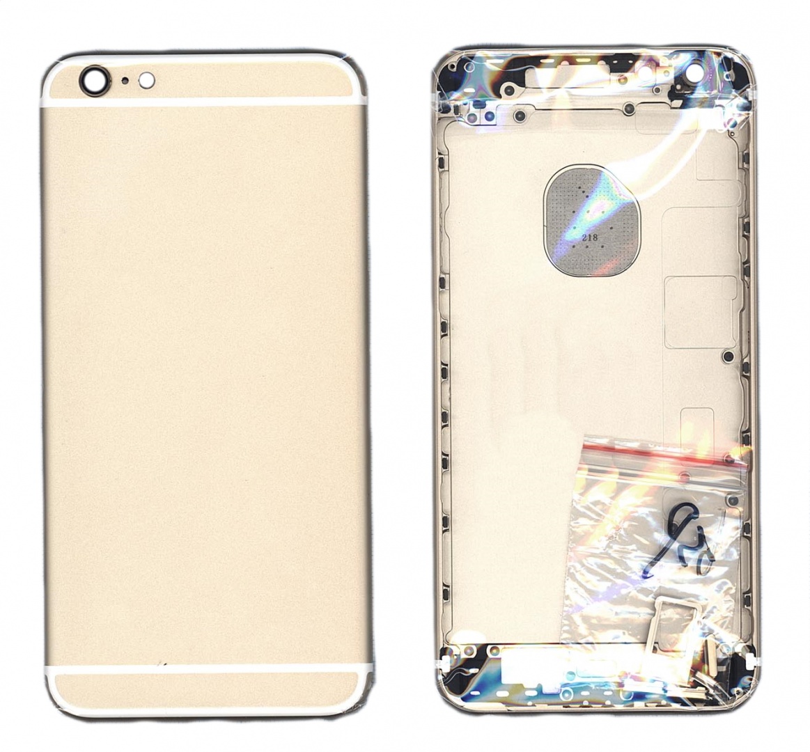 Задняя крышка для iPhone 6S Plus (5.5) золотая