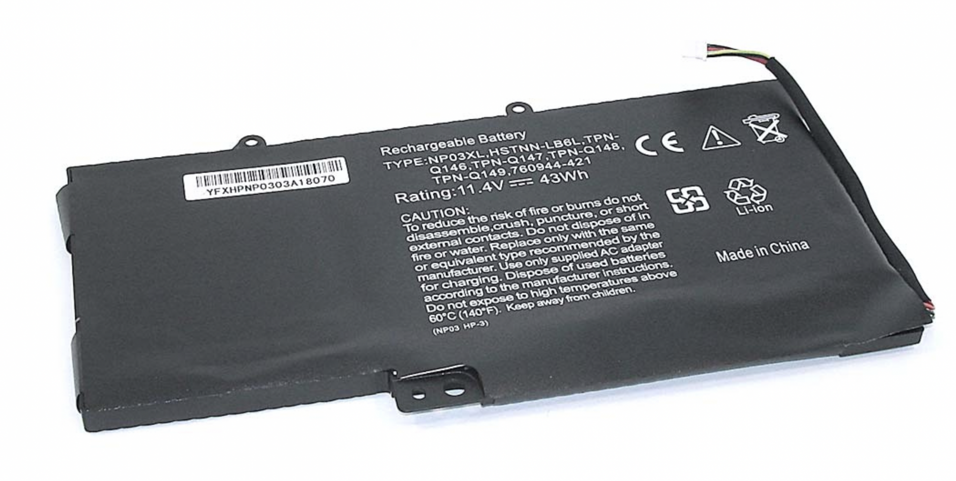 Аккумулятор HP Envy x360 15 11.4V, 3750mAh, OEM