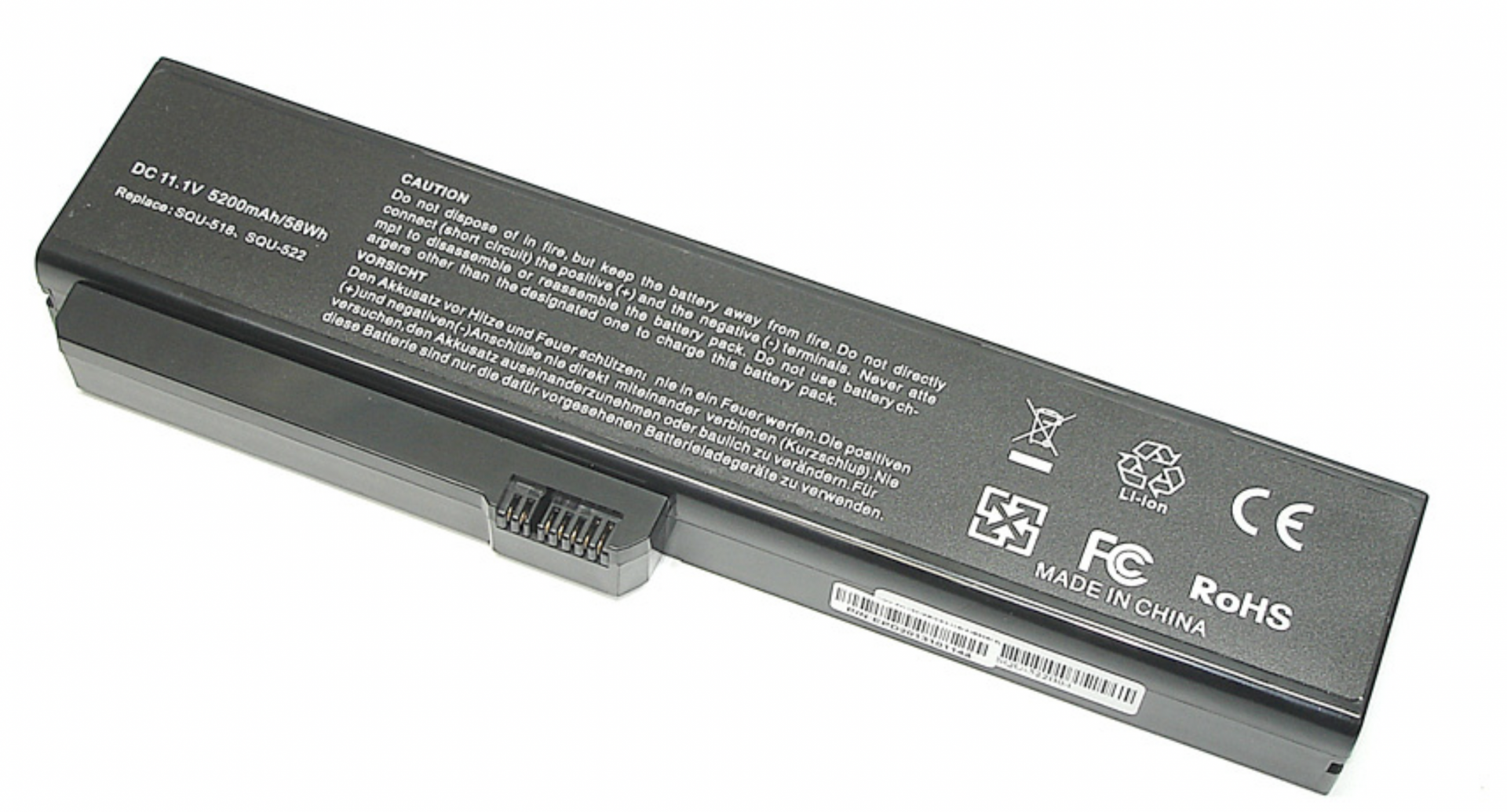 Аккумулятор Fujitsu Siemens Amilo Si1520 11.1V, 4400mAh, OEM