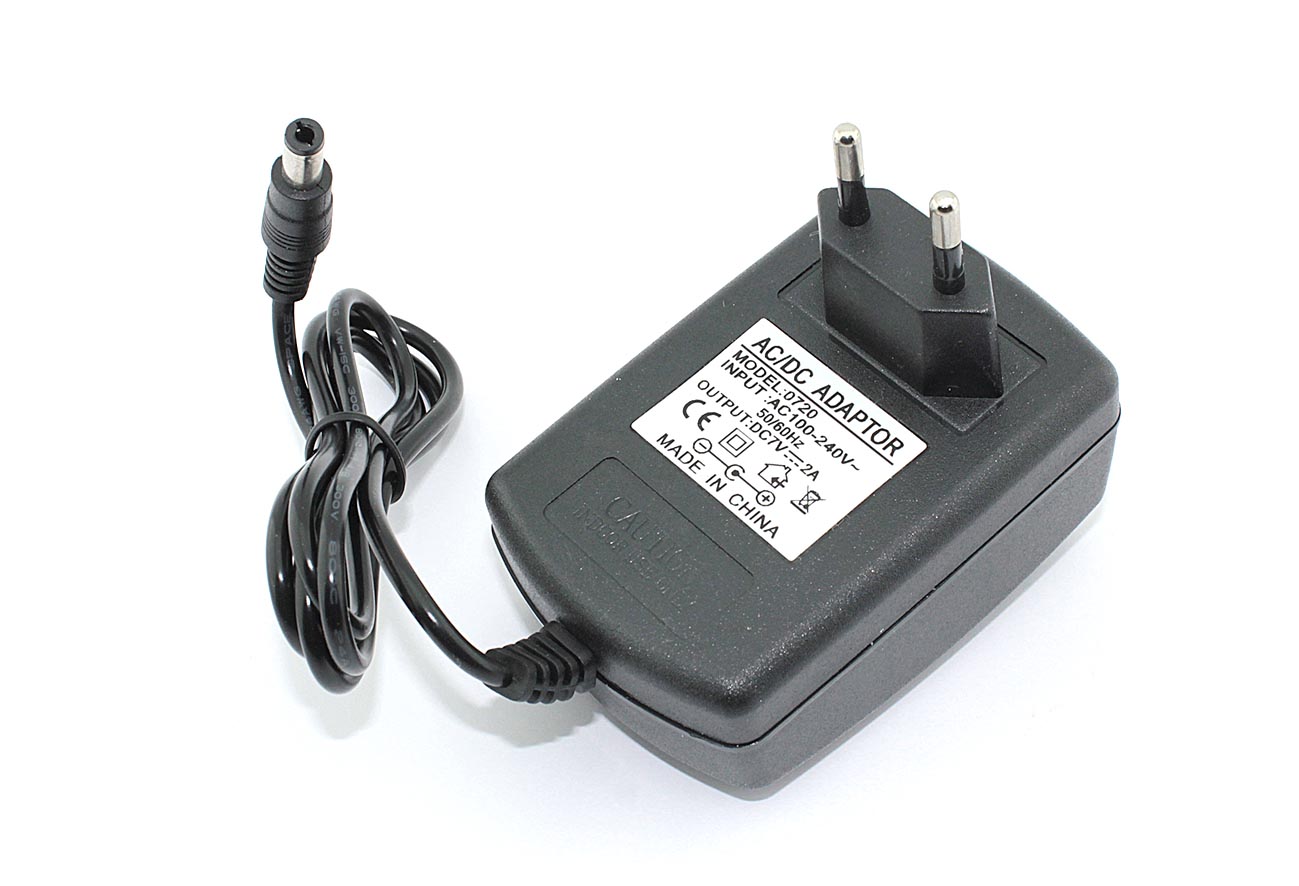 Блок питания (сетевой адаптер) 7V 2A 5.5x2.5