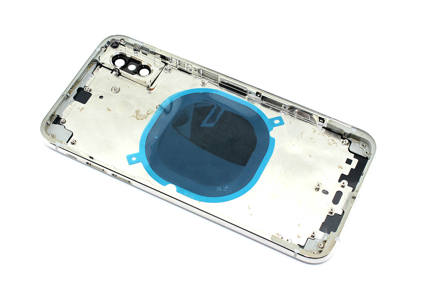 Задняя крышка (корпус) в сборе с рамкой для Apple iPhone Xs white