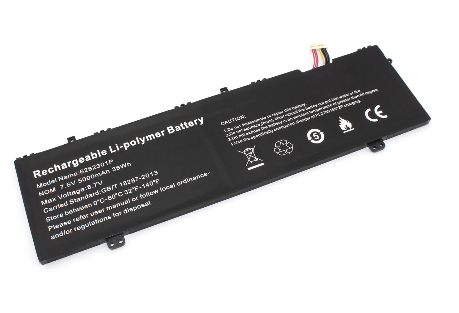 Аккумуляторная батарея для ноутбука Echips Malachite (6282301P) 7.6V 5000mAh/38Wh