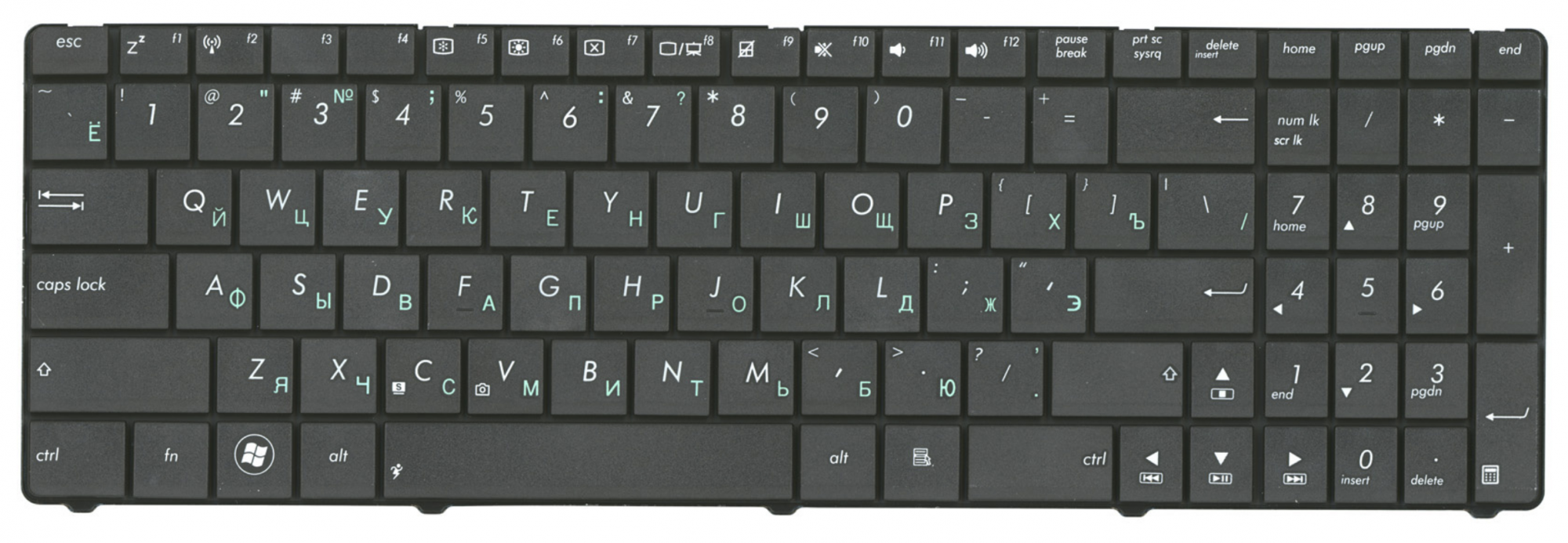Клавиатура ASUS k75VJ OEM