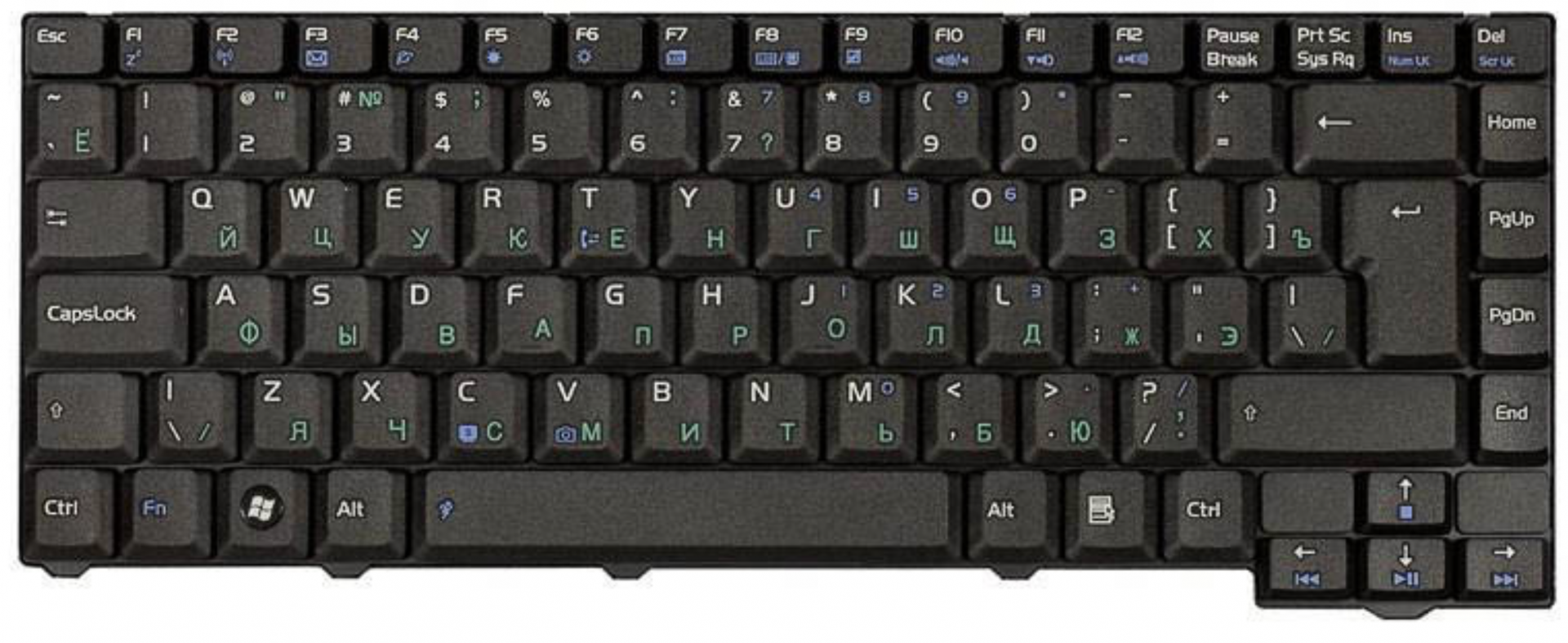 Клавиатура ASUS Z53 OEM