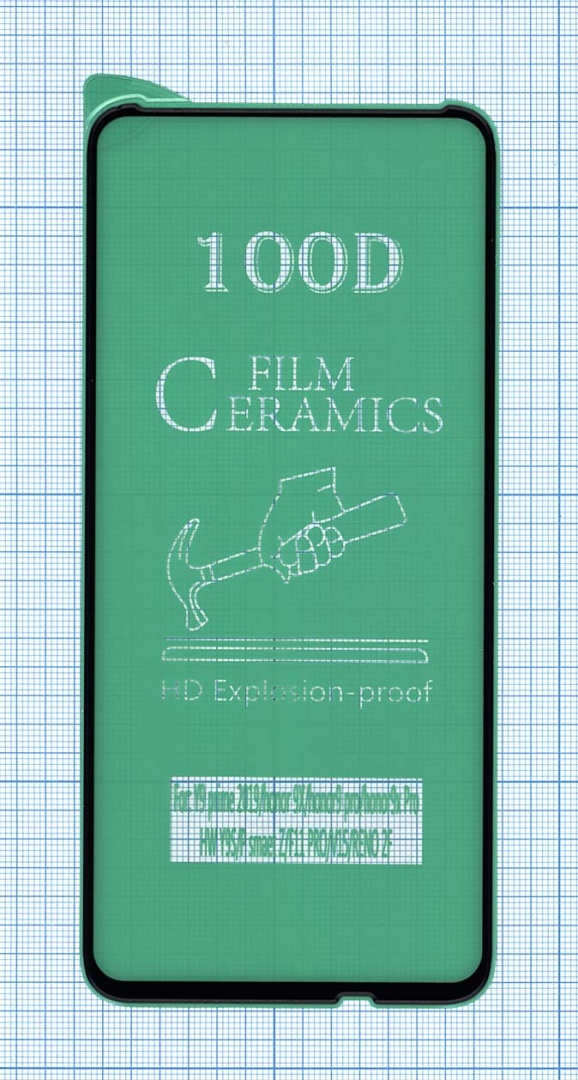 Керамическая пленка (стекло) для Huawei Y9 Prime/P Smart Z черная