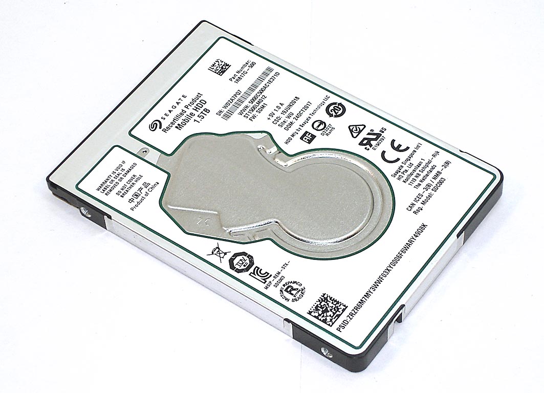 Жесткий диск HDD 2,5" 1.5TB Seagate ST1500LM012