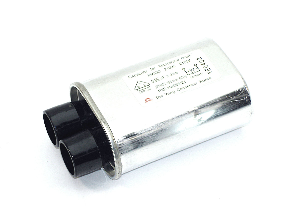 Конденсатор высоковольтный для свч (микроволновой) печи универсальный 0.95mF - 2100V