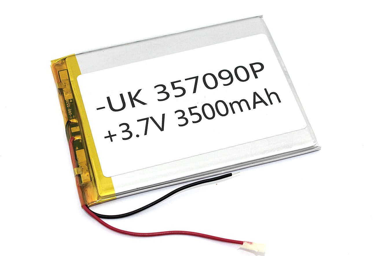 Аккумулятор Li-Pol (батарея) 3.5*70*90мм 2pin 3.7V/3500mAh