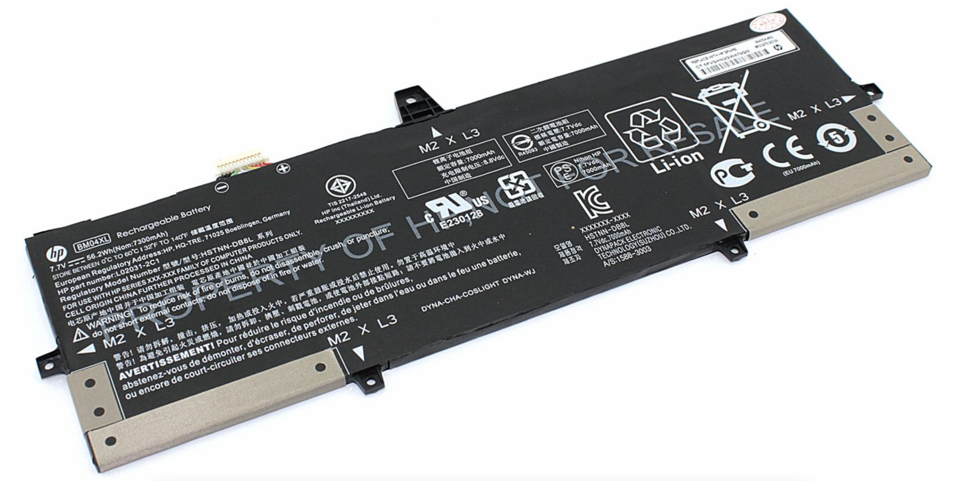 Аккумулятор HP EliteBook x360 1030 G3 7.7V, 7300mAh, Original