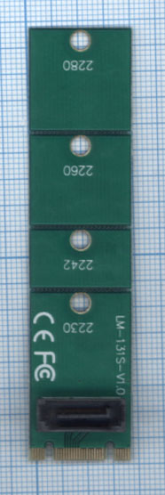 Переходник SATA на SSD M.2 эмулятор М.2