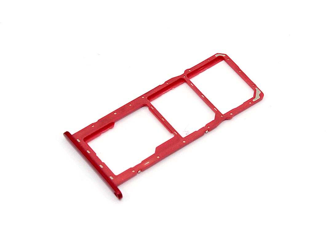 Лоток для SIM-карты Huawei Y7 Pro 2019 красный