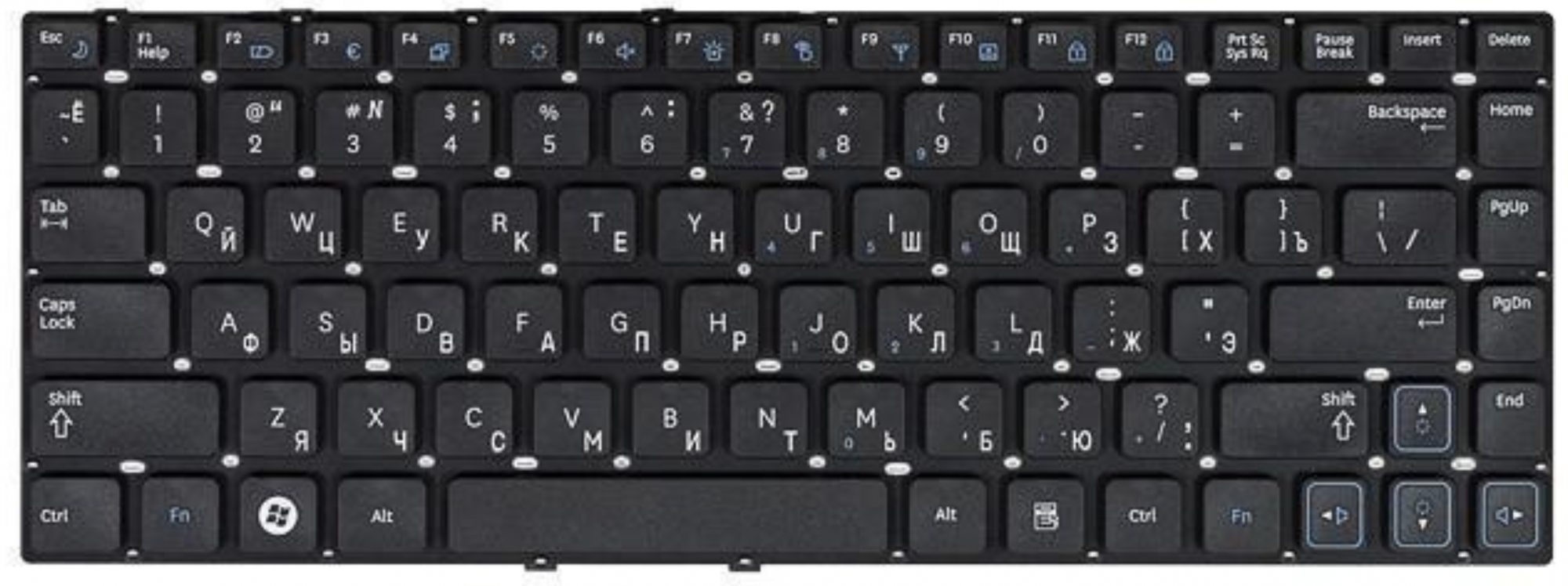 Клавиатура Samsung RV412 OEM