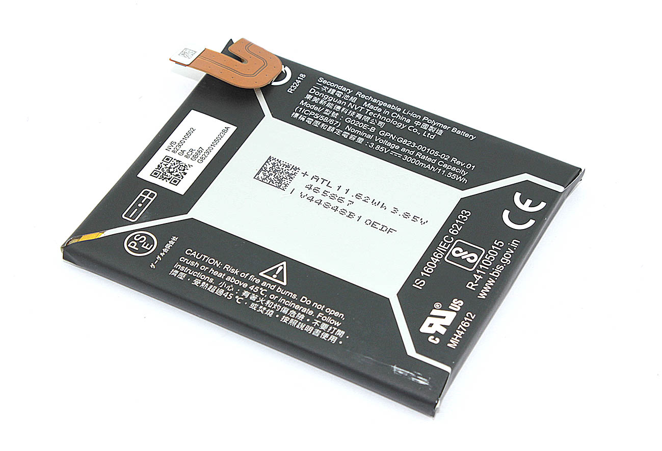 Аккумуляторная батарея для Google Pixel 3A (G020E-B) 3.85V 3000mAh Li-Ion