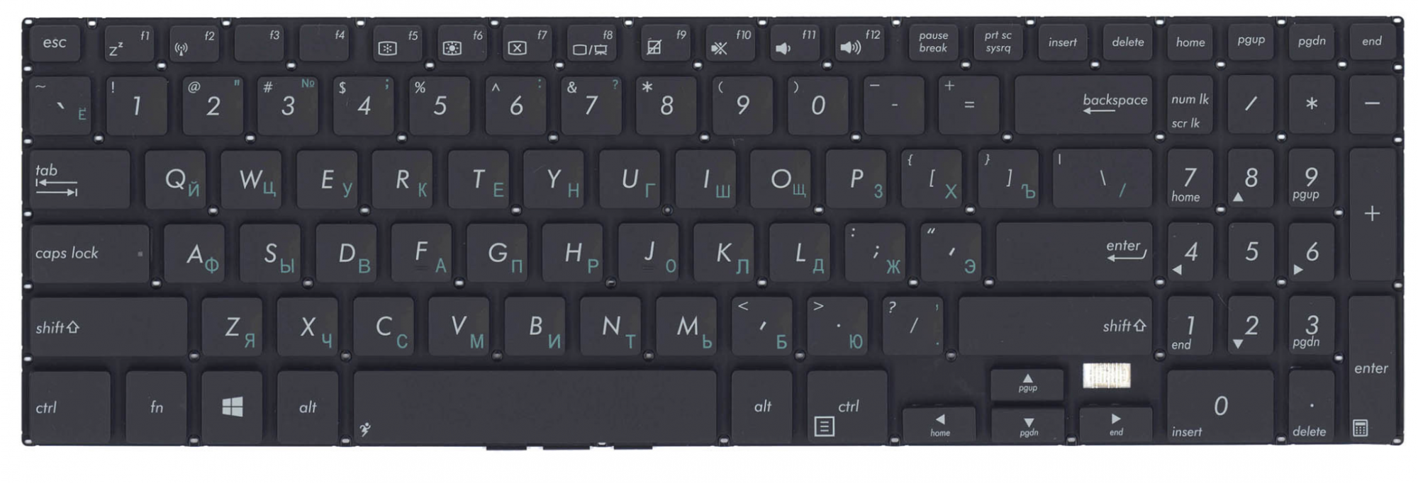 Клавиатура Asus Pro PU551JA OEM