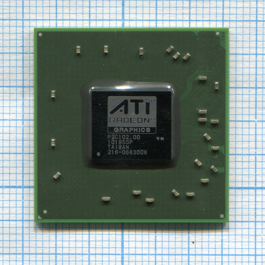 Чип ATI 216-0683008 с разбора