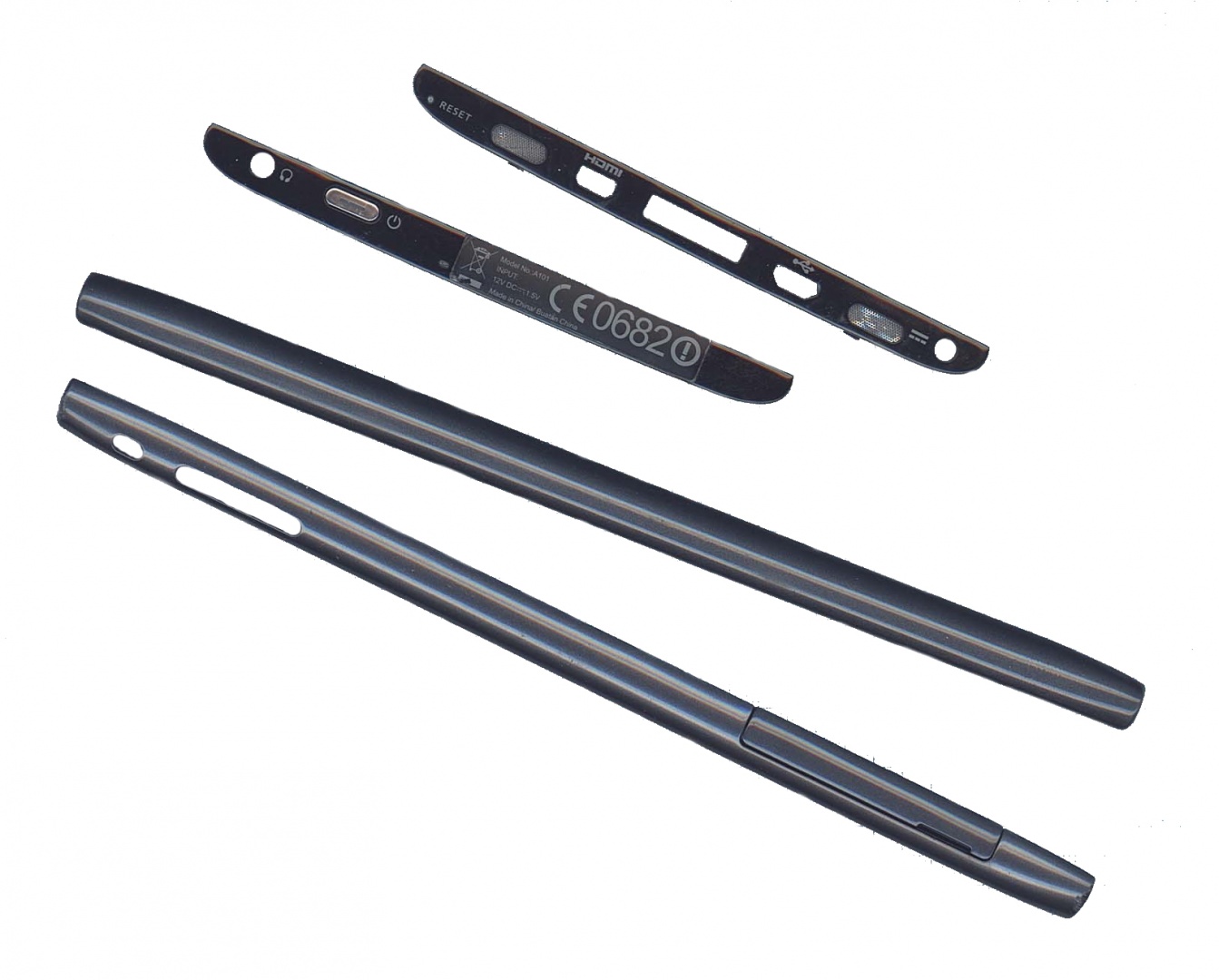 Боковые рамки (комплект 4 штуки) для Acer Iconia Tab A101 темно-синие