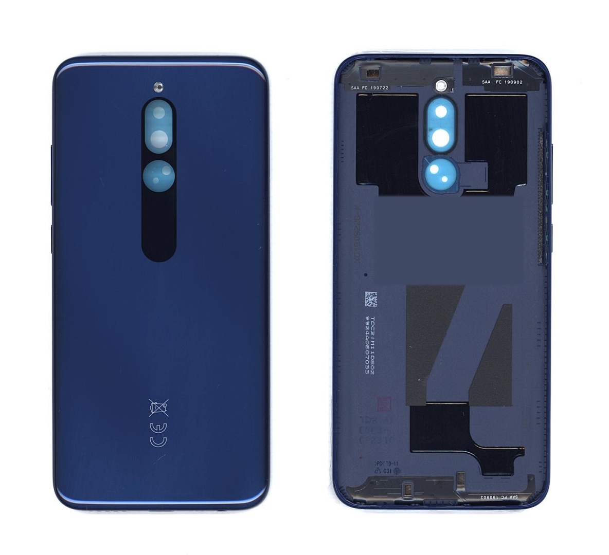 Задняя крышка для Xiaomi Redmi 8 синяя