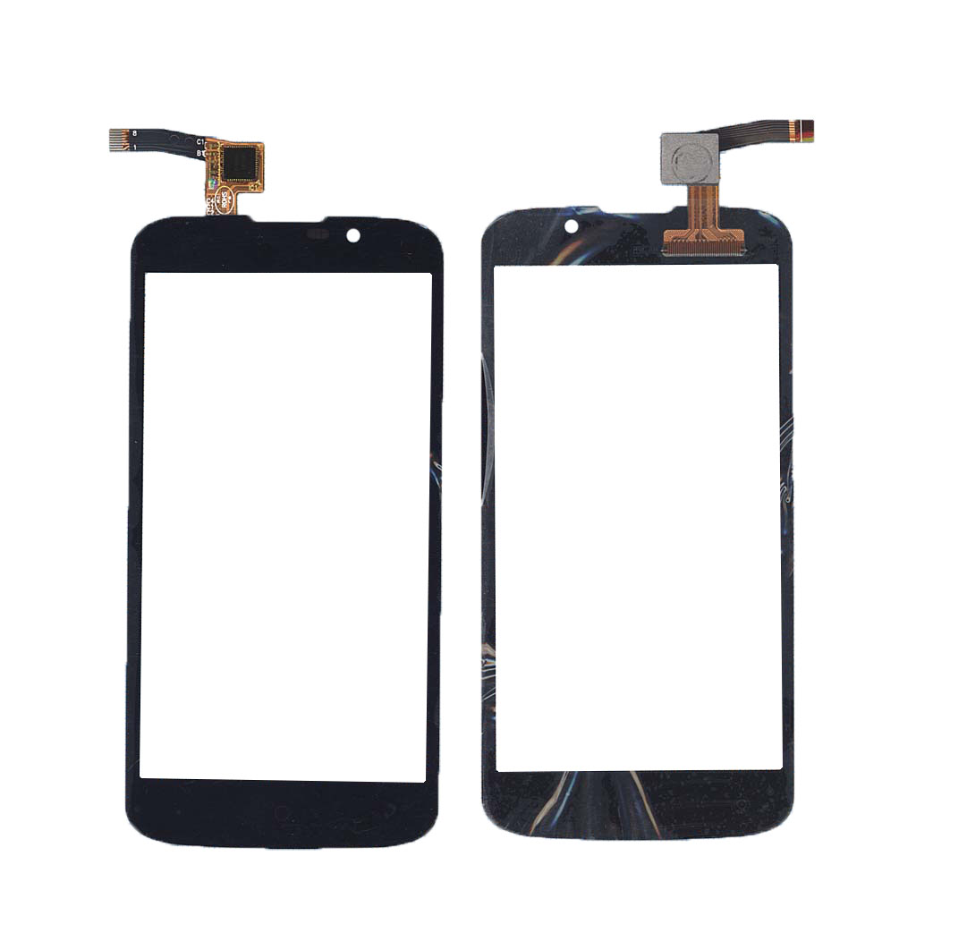 Сенсорное стекло (тачскрин) для Highscreen Omega Prime Mini SE черное
