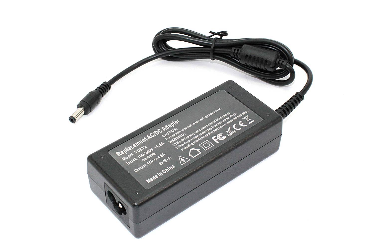 Блок питания (сетевой адаптер) для ноутбуков Lenovo 16V 4.5A 5.5x2.5 OEM