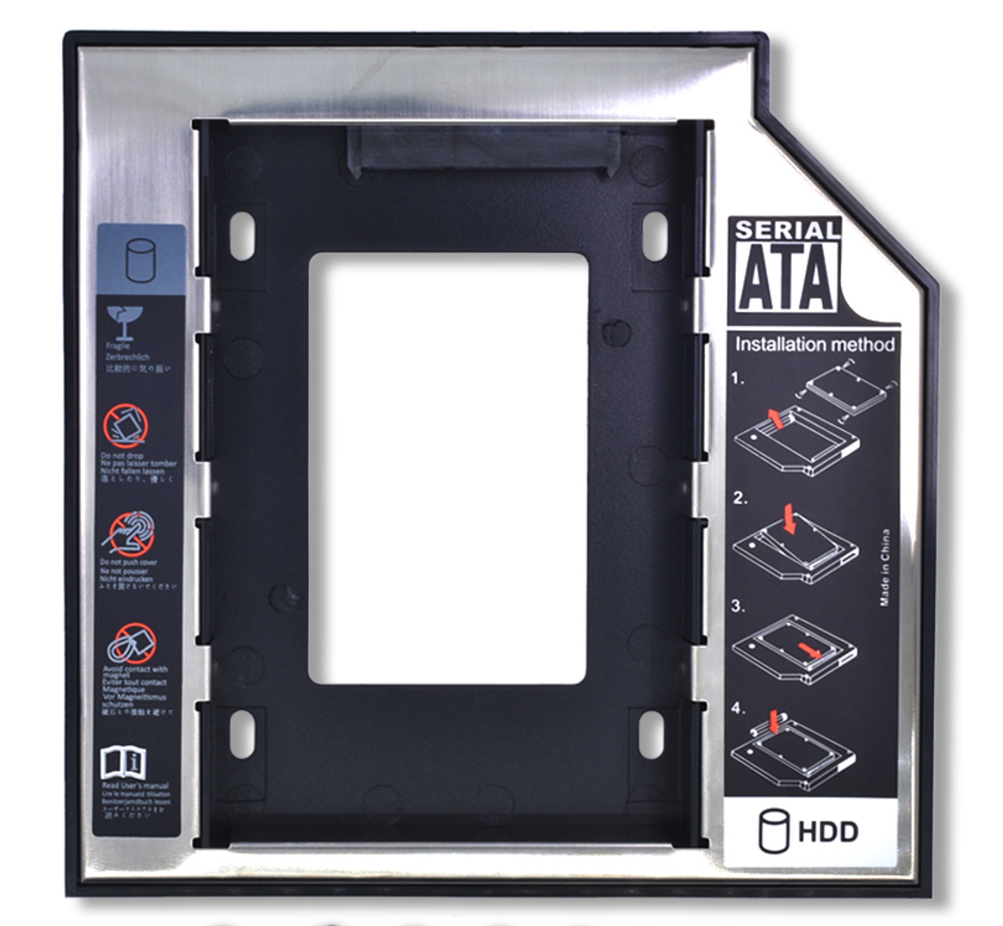 Салазки (Optibay) для установки HDD вместо дисковода 9.5мм