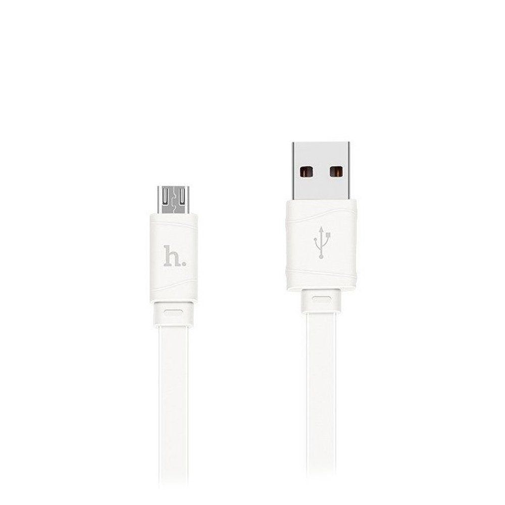 Кабель USB - micro USB HOCO X5 белый (1м)