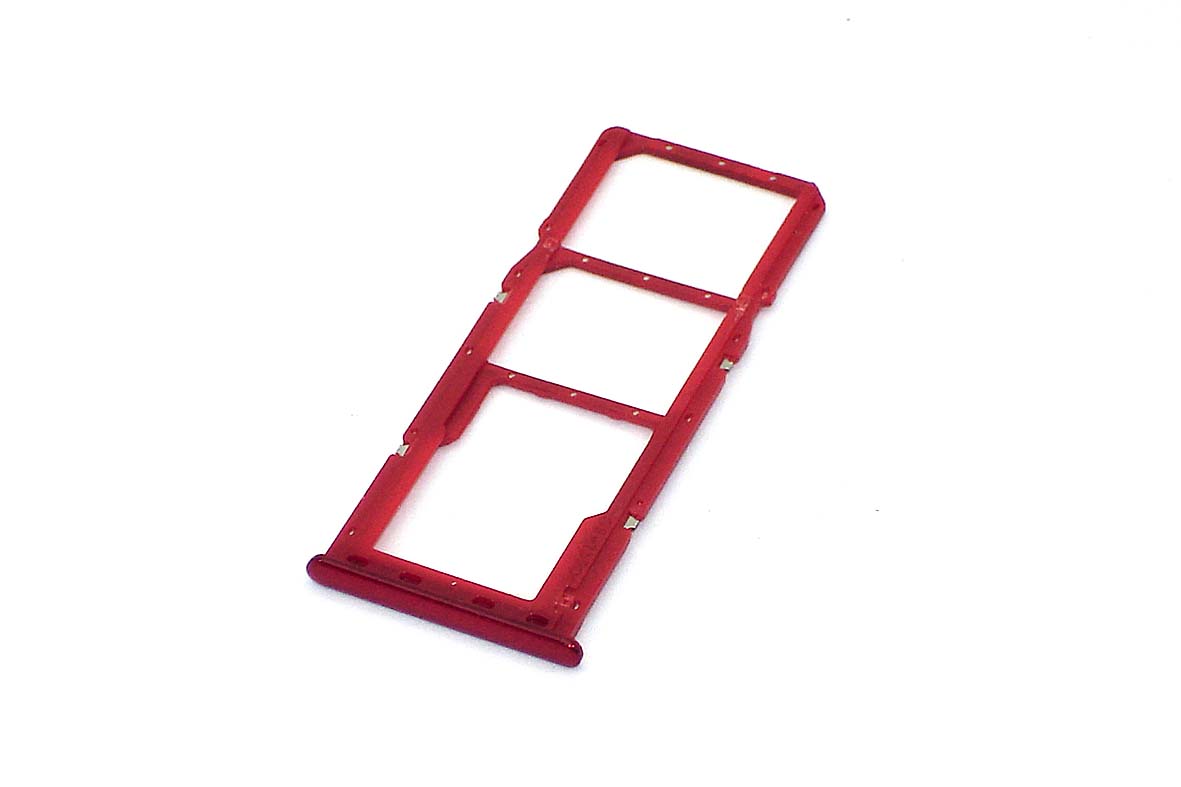 Лоток для SIM-карты Samsung Galaxy A71(A715F) красный