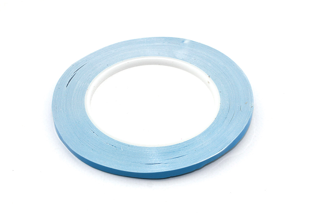 Синий двусторонний термоскотч 5 мм, 50 м