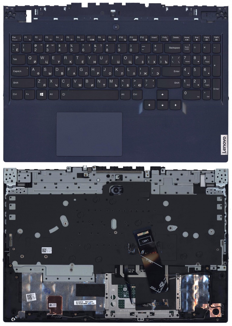 Клавиатура для ноутбука Lenovo Legion 5-15ACH6 топкейс