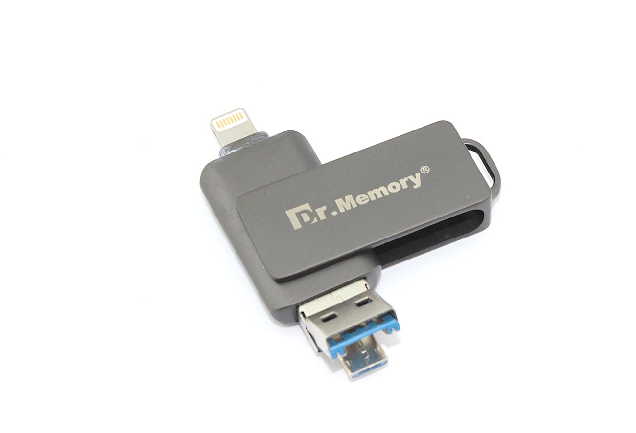 Флешка USB Dr. Memory 051 32Гб, USB 3.0, черный