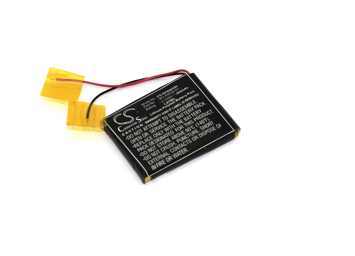 Аккумуляторная батарея CameronSino для Garmin Foretrex 401, 405, 405CX  (CS-GFN405SL) 290 mah