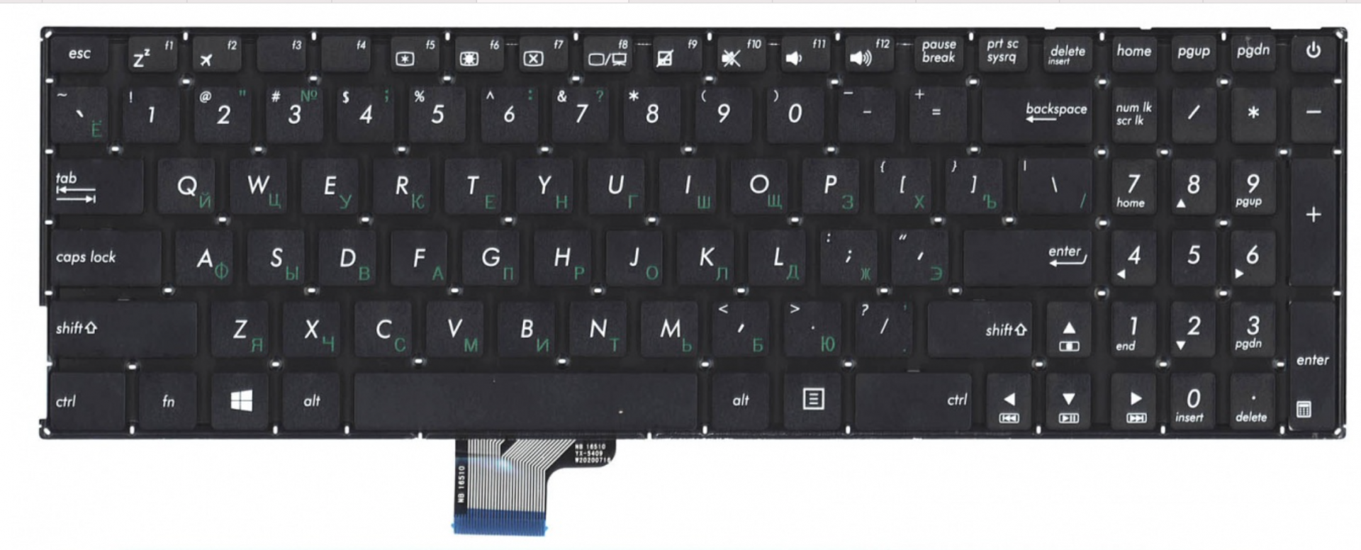 Клавиатура Asus Zenbook UX510U OEM