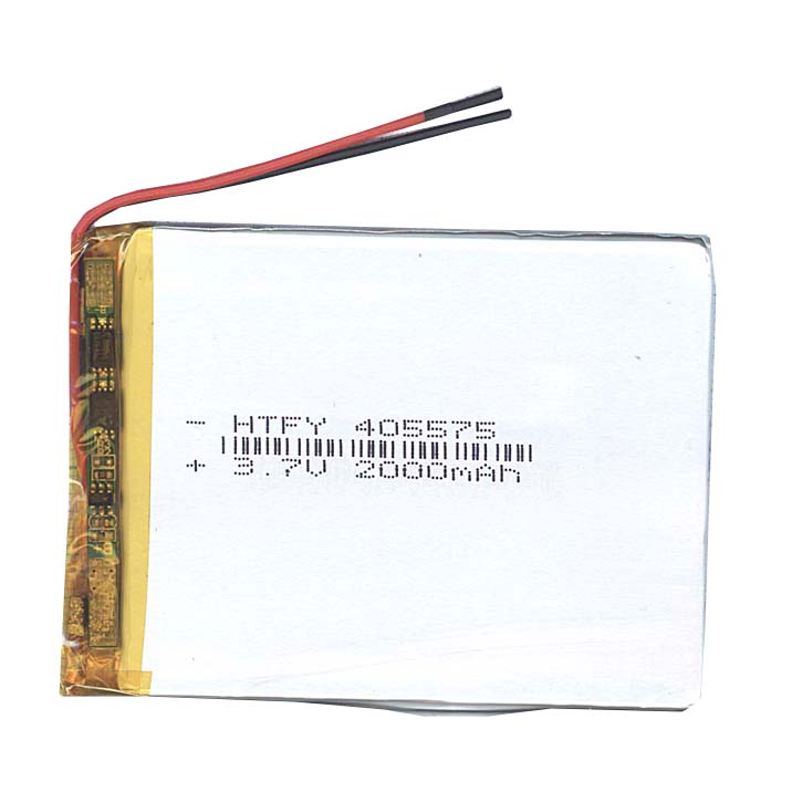 Аккумулятор Li-Pol (батарея) 4*55*75мм 2pin 3.7V/2000mAh