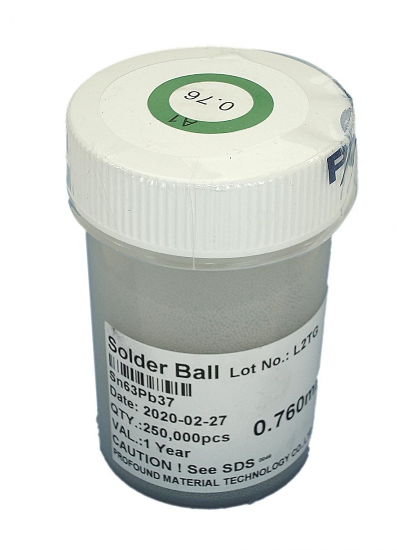 Шары для реболлинга 0,76 мм 250 тыс. штук