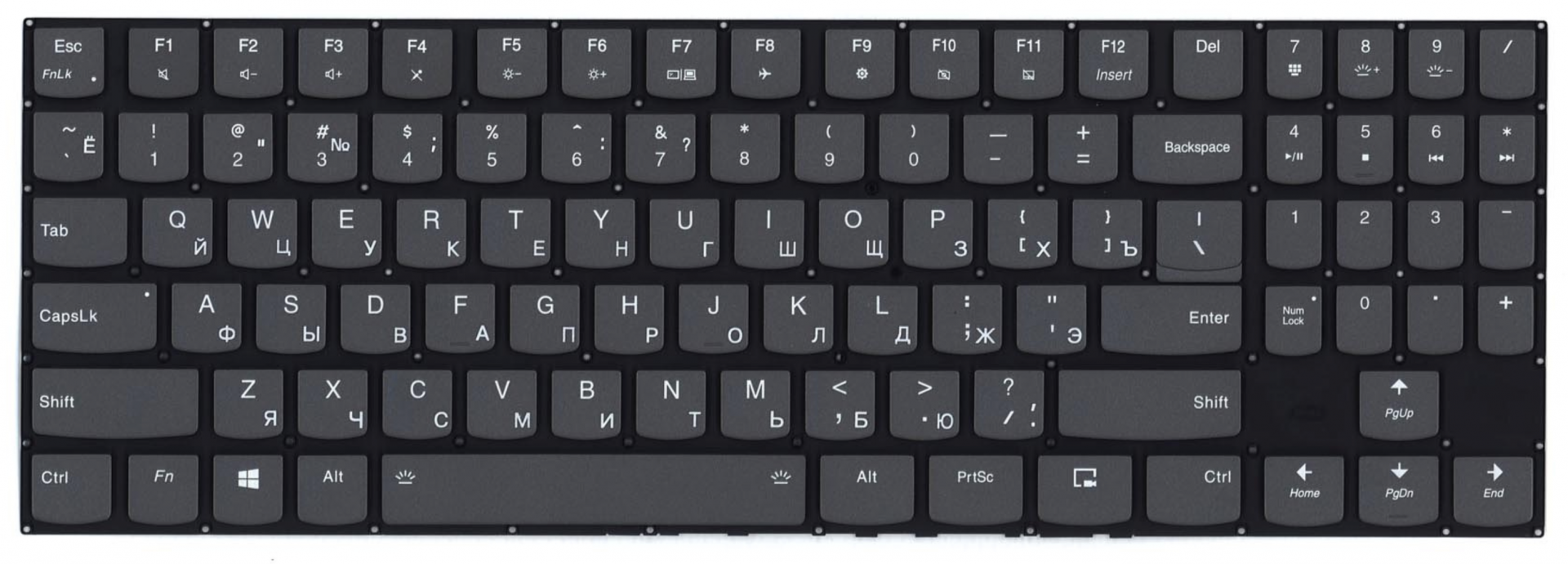 Клавиатура LENOVO Legion Y740-15ICHg с подсветкой, OEM