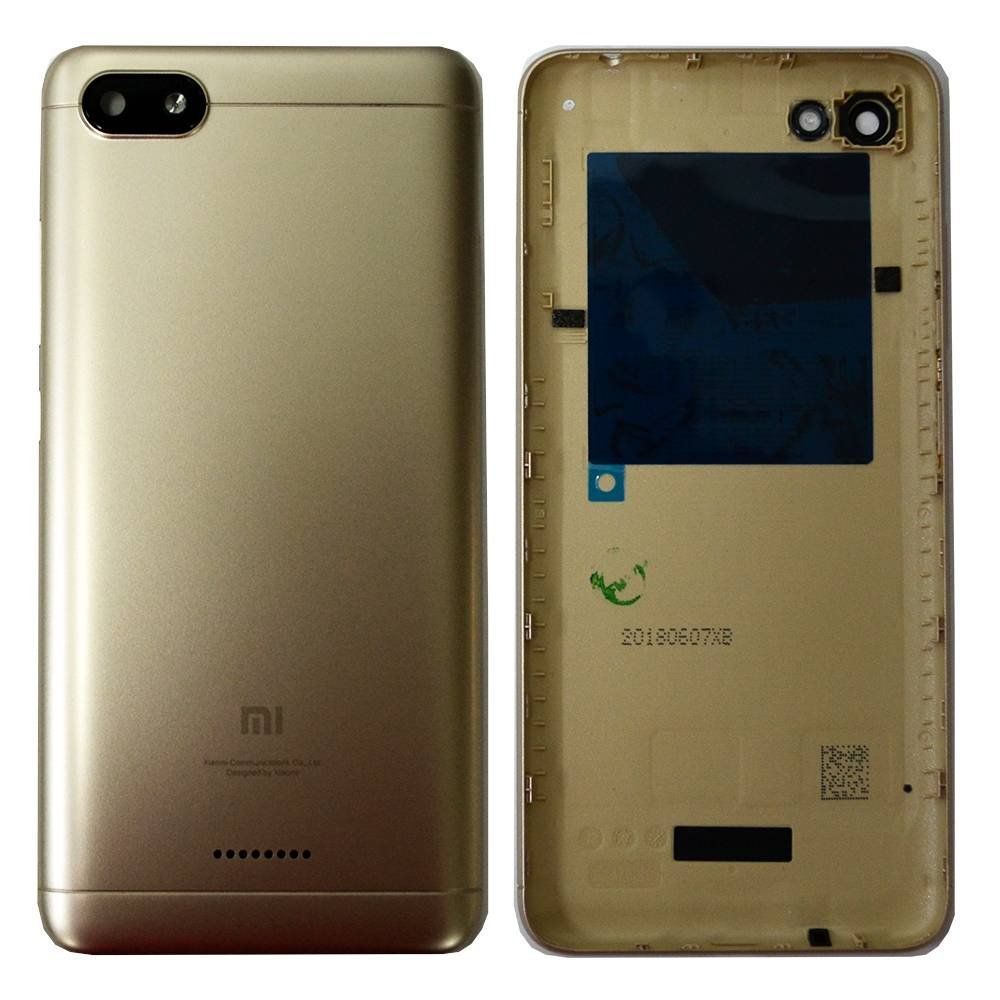 Задняя крышка Xiaomi Redmi6A золото orig Factory AA