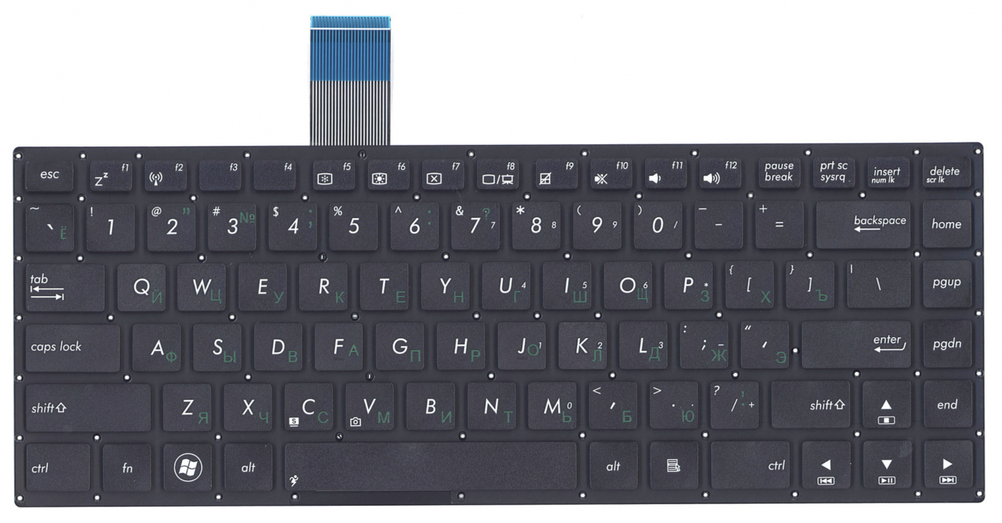 Клавиатура ASUS K46 черная OEM