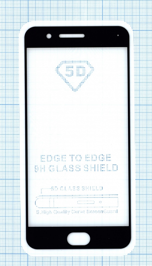 Защитное стекло "Полное покрытие" для Xiaomi Mi Note 3 черное