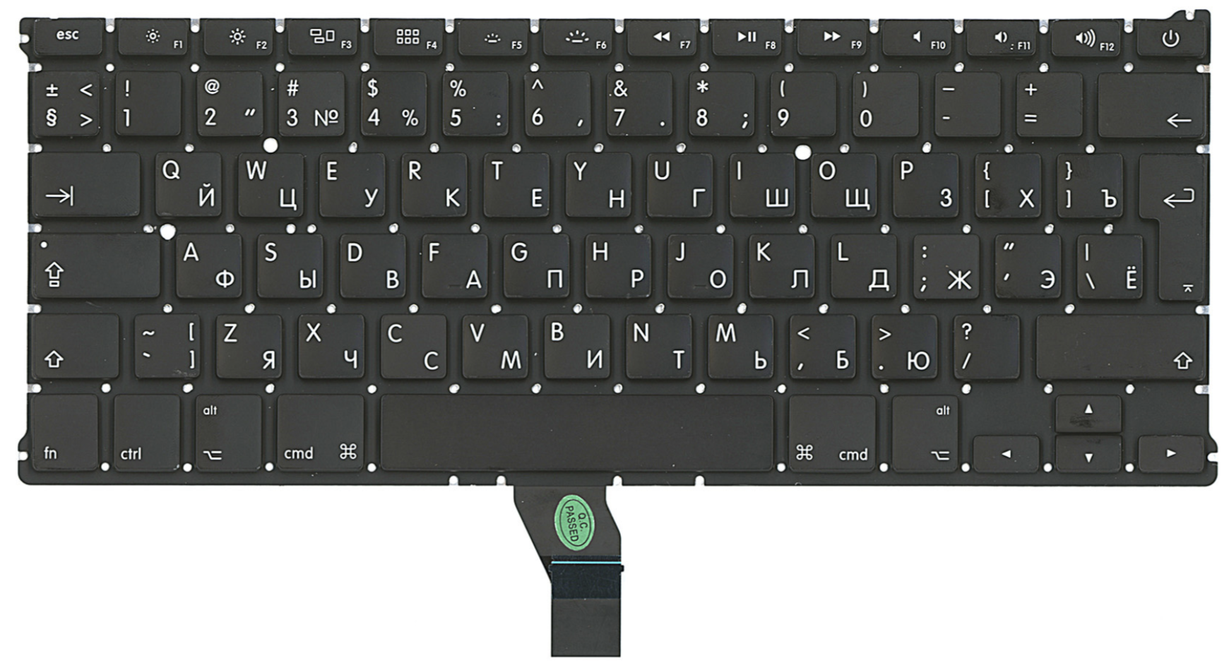 Клавиатура Apple MacBook Air 13.3" середина 2012 A1466 (MD231LL/A) OEM