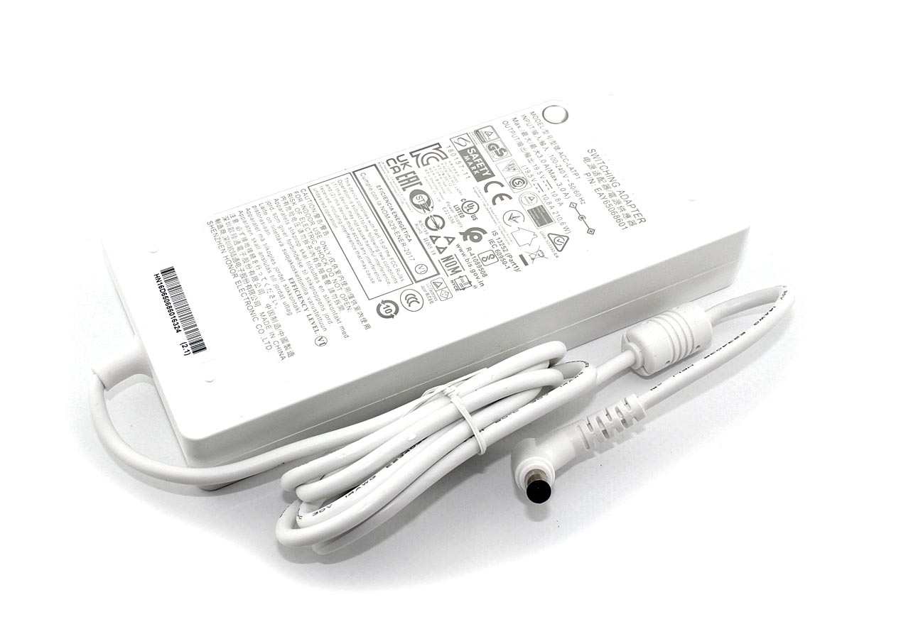 Блок питания для монитора LG 19,5V 10.8A 210W (6,5 x 4,4 mm pin) белый