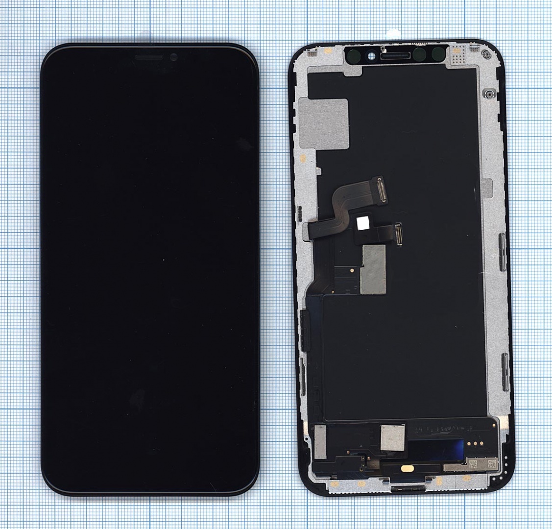 Дисплей для iPhone XS в сборе с тачскрином (AMOLED HX) черный