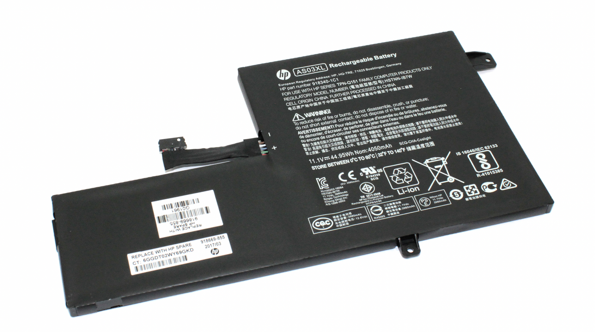 Аккумулятор HP Chromebook 11 G5 11.1V, 44.95Wh, Original